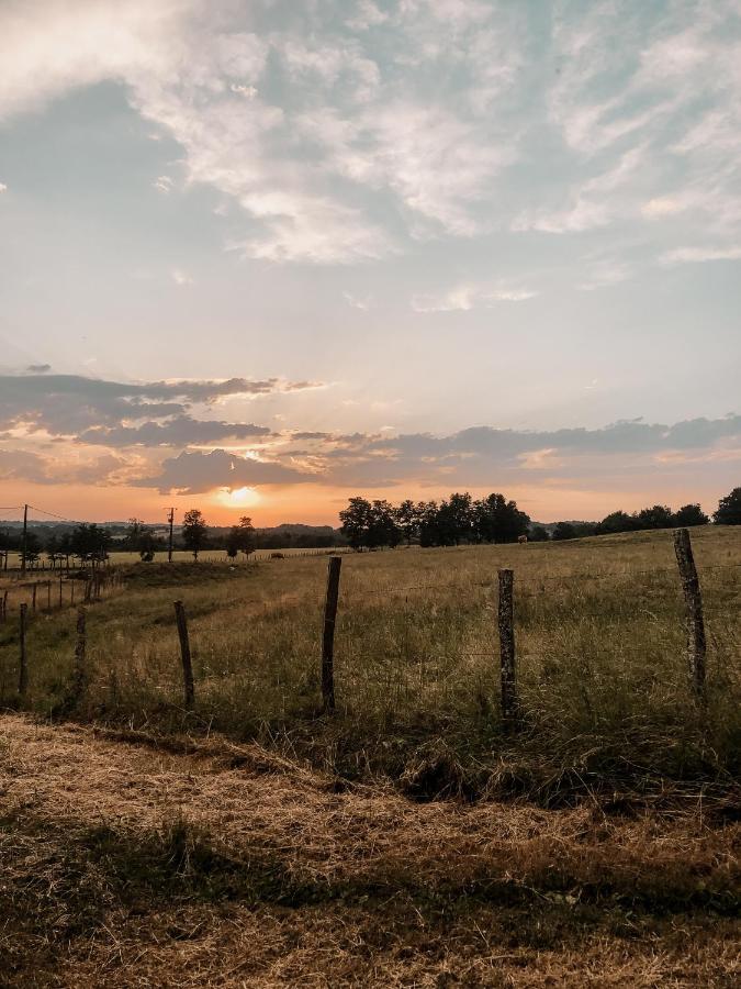 La Ferme Du Pont De Maumy, Cabane Au Bord De L'Etang Et Bain Nordique Busserolles Esterno foto